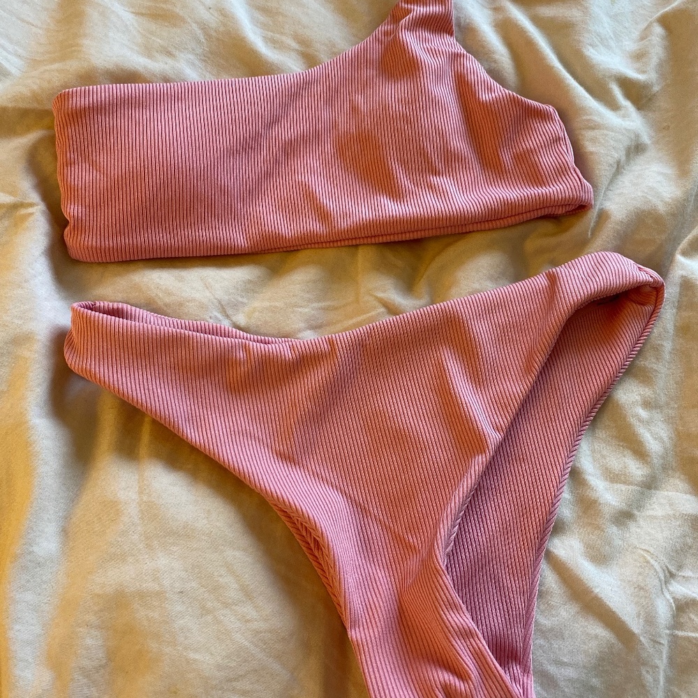 Preppy 1 shoulder pink XS Bikini